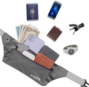 img 1 attached to Рюкзаки для бега, мультикарманы, подходящие для бега, путешествий, скалолазания, спортивного фестиваля, серого цвета