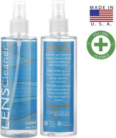 img 1 attached to 👓 California Accessories Calclear Lens Cleaner Spray: 8oz Eyeglass Lens Cleaning Spray for Glasses, Lens & Screens - Pack of 1