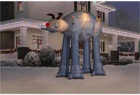 img 1 attached to 🌟 Showcasing the Epic Gemmy 8.5Ft. Tall Star Wars AT-AT Christmas Inflatable: Perfect Indoor/Outdoor Holiday Decoration