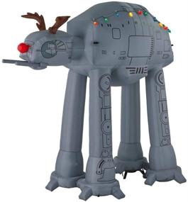 img 3 attached to 🌟 Showcasing the Epic Gemmy 8.5Ft. Tall Star Wars AT-AT Christmas Inflatable: Perfect Indoor/Outdoor Holiday Decoration