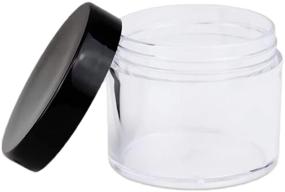 img 2 attached to 🔸 Versatile 2 Oz Clear Plastic Round Slime Containers – Ideal for Slime, Cream, Cosmetic, Paint, Jewelry and more!