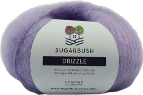 img 1 attached to Sugar Bush Yarn Drizzle Fine Weight, Aqua Frost: The Perfect Blend of Softness and Elegance