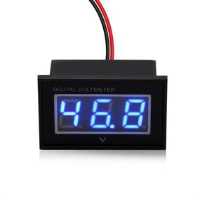 img 3 attached to ⚡ Waterproof LED Digital Volt Meter: Golf Cart Battery Meter Gauge for 12V-48V Systems - Voltage Monitoring for Golf Carts, Cars, Boats, and More