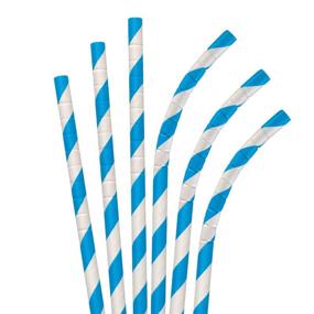 img 4 attached to Stripe Jumbo Eco Flex Paper Straws