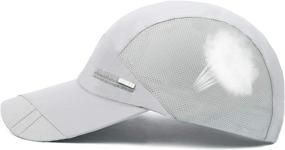 img 3 attached to 🧢 High-Performance Quick-Dry Mesh-Back Cooling Sun Hats for Golf, Cycling, Running, and Fishing