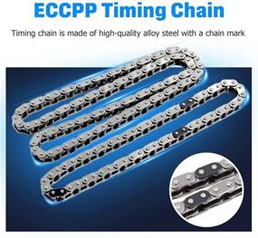 img 3 attached to 🕰️ High-Quality ECCPP Timing Chain Kit for Chevy Tracker/Suzuki Aerio/Esteem/Sidekick/SX4/Vitara 1.8L-2.3L (1999-2003) - TK8004M389