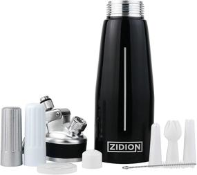 img 2 attached to Zidion Professional-Grade Aluminum Whipped Cream Dispenser - Heavy-Duty Cream Whipper with Three (3) Nozzles