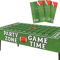 football tablecloth rectangular touchdown anapoliz logo