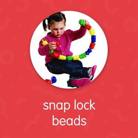 img 1 attached to Excellerations FUNPOP Fun Pop Linking Beads: STEM Toy for Toddlers and Preschoolers – Develop Fine Motor Skills and Creativity with Snap-Together Plastic Beads (28 Pieces)