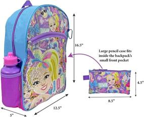 img 2 attached to 🎒 Shimmering Nickelodeon Sequin School Essentials for Girls: Elevate Your Back-to-School Style!