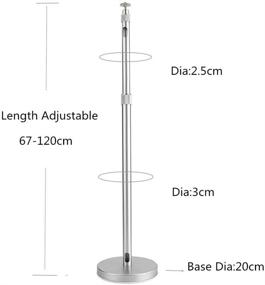 img 2 attached to 📽️ Ivosmart Adjustable Floor Stand Holder for Projector - Elevating Height with Tilt/Swivel Bracket