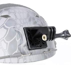 img 3 attached to 🎥 GoPro Helmet Mounts with Tactical Excavator Attachment - Ideal for NVG Helmet or Bracket Helmet Bases