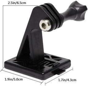 img 2 attached to 🎥 GoPro Helmet Mounts with Tactical Excavator Attachment - Ideal for NVG Helmet or Bracket Helmet Bases