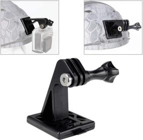 img 4 attached to 🎥 GoPro Helmet Mounts with Tactical Excavator Attachment - Ideal for NVG Helmet or Bracket Helmet Bases