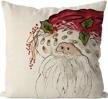 christmas pillow pillowcase decorative cushion logo