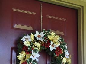 img 1 attached to 🎄 Adams Adjustable Wreath Holder/Hook - Enhancing Your Christmas Décor with 9220-99-1740