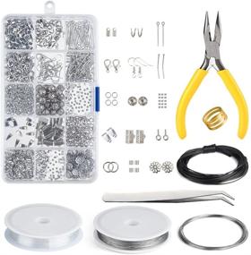 img 4 attached to 💎 Complete Jewelry Making Kit - KUUQA Findings Starter Kit with Beading Tools for DIY Jewelry Making and Repair