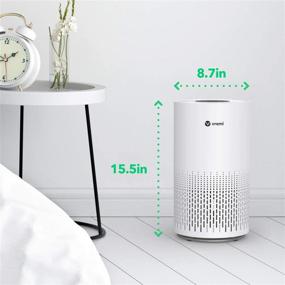img 3 attached to Vremi Premium HEPA Air Purifier for Large Spaces - Eliminates 99.97% of Airborne Contaminants with H13, Activated Carbon, and 3-Stage Filtration - Enjoy Fresh Air Every Day