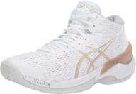 👟 asics womens elite volleyball silver women's shoes: superior athletic performance logo