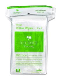 img 4 attached to 🧻 Intrinsics Petite Cotton Wipes - Small-Sized, Absorbent 4-ply 100% Cotton, 200 Count