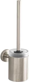 img 1 attached to 🚽 Hansgrohe Toilet Brush with Holder - Easy Installation 15-inch Modern Coordinating Accessories in Brushed Nickel, 40522820