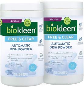 img 4 attached to 🌿 Biokleen Free & Clear Dishwashing Detergent: Phosphate & Chlorine Free, Eco-Friendly, 128 Loads, Powder, Concentrated, No Artificial Fragrance or Colors – Packaging May Vary