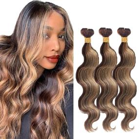 img 4 attached to Highlight Bundles Brazilian Virgin Extensions