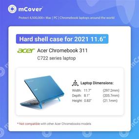 img 3 attached to MCover Hard Shell Case Compatible For 2021 11 Laptop Accessories