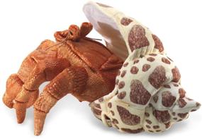 img 3 attached to Folkmanis Hermit Crab Hand Puppet: A Fun and Interactive Toy for Imaginative Play