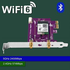 img 3 attached to NETELY Bluetooth ПК 2 4ГГц 2400Мбит AX200NGW