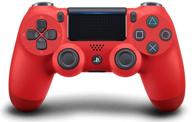 🎮 renewed dualshock 4 wireless controller for playstation 4 - magma red: enhanced gaming experience! logo
