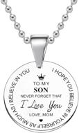 malyunin inspirational necklace daughter graduation logo