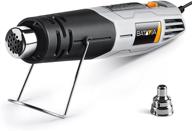 🔥 versatile 380w batavia dual temp mini heat gun: perfect for crafts, electronics repair, embossing, soldering, shrink wrapping & more! логотип