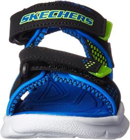 img 3 attached to Skechers Мальчиковые сандалии 90558L черные мальчики обувь