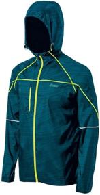 img 1 attached to Ultra-Light ASICS Packable Jacket Atomic X Large - Men's Clothing: Lightweight Style and Versatility!