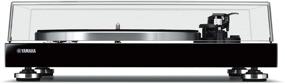 img 1 attached to Yamaha TT-S303 Проигрыватель винила высокой верности с ременным приводом - фортепиано черный: Почувствуйте непревзойденное качество звука.