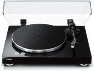 yamaha tt-s303 hi-fi vinyl belt drive turntable – piano black: experience unmatched sound quality logo