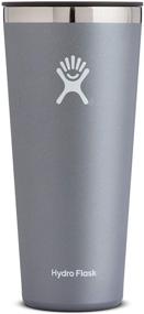 img 4 attached to 💧 Hydro Flask Tumbler Graphite 32oz: Stay Hydrated In Style