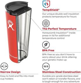 img 3 attached to 💧 Hydro Flask Tumbler Graphite 32oz: Stay Hydrated In Style