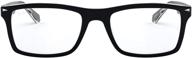 🕶️ stylish ray ban rx5287 eyeglasses in black transparent: a sleek and modern eyewear choice logo