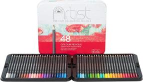 img 1 attached to 🖍️ Fantasia Color PENCL 48/PKG by Silverlead: Enhance Your Artistic Vision with One-Size Pens