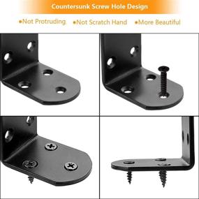 img 2 attached to 🔩 Fastener Bracket - Stainless Steel Degree Shaped