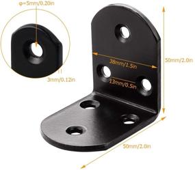 img 3 attached to 🔩 Fastener Bracket - Stainless Steel Degree Shaped