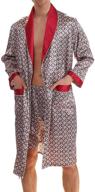 🛀 size 2xl haseil luxurious printed bathrobes logo
