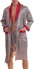 img 4 attached to 🛀 Size 2XL Haseil Luxurious Printed Bathrobes