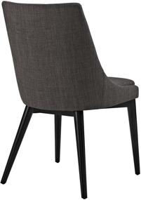 img 1 attached to Modway Viscount Mid-Century Modern Brown Upholstered Dining Chair