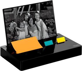 img 2 attached to 📝 Post-it Pop-up Notes Pop-up Note/Flag Dispenser + Photo Frame | 3 x 3 Pad, Includes 50 1-inch Flags | Sleek Black Design (PH-100-BK)