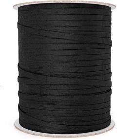 img 4 attached to Natural Paper Raffia Ribbon Black