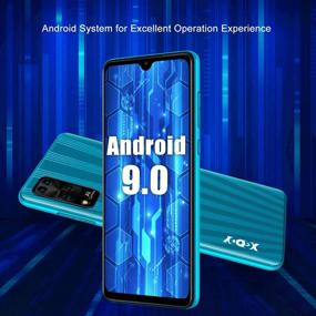 img 2 attached to 📱 Xgody X3 Unlocked Smartphone: 6.3” HD Perforated Screen, Android 9.0, Dual SIM-Free, Cheap Cellphone with Face ID and 8MP Beauty Cameras