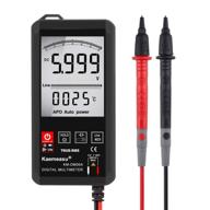 kaemeasu mini touch digital multimeter km-dm06a - ultra-thin pocket electronic repair tools with big screen auto recognition logo